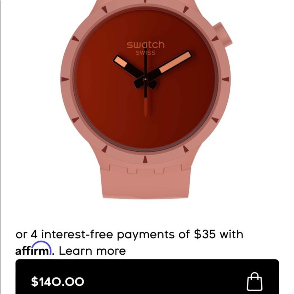 Pink camo Swatch watch!